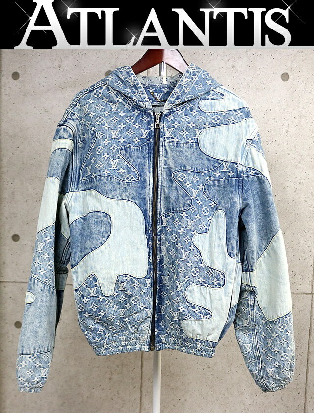 Rakuten - Louis Vuitton 新宿店 ルイヴィトン NIGO モノグラム パッチワーク デニム ジャケット メンズ size:46 青系 31376