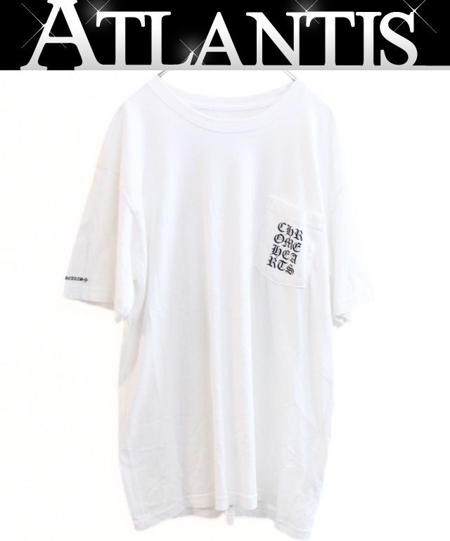 乐天商城 - Chrome Hearts 新宿店 クロムハーツ バーティカルロゴ Tシャツ 半袖 メンズ size:XL 白 30871