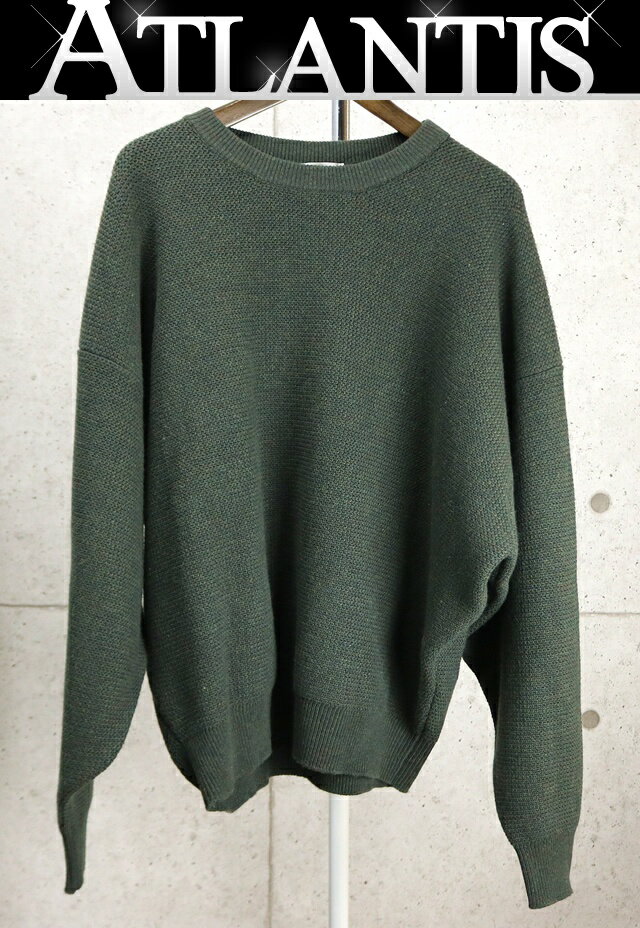 乐天商城 - FEAR OF GOD 銀座店 フィア オブ ゴッド 美品 クルーネック ニットセーター 長袖 メンズ size:M カーキ 103525