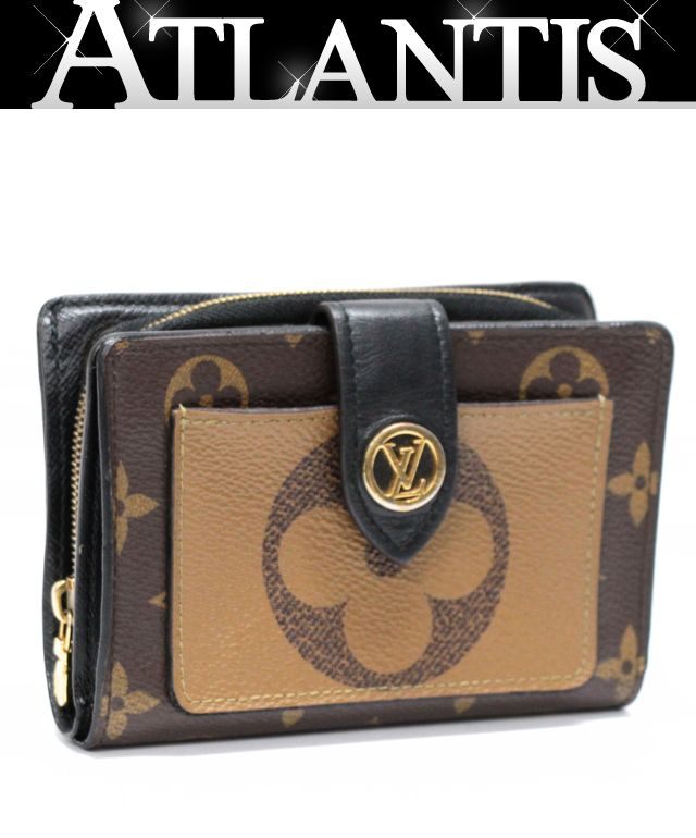 乐天商城 - ルイヴィトン Louis Vuitton ポルトフォイユジュリエット 二つ折り財布 モノグラムジャイアントリバース M69432 【75220】