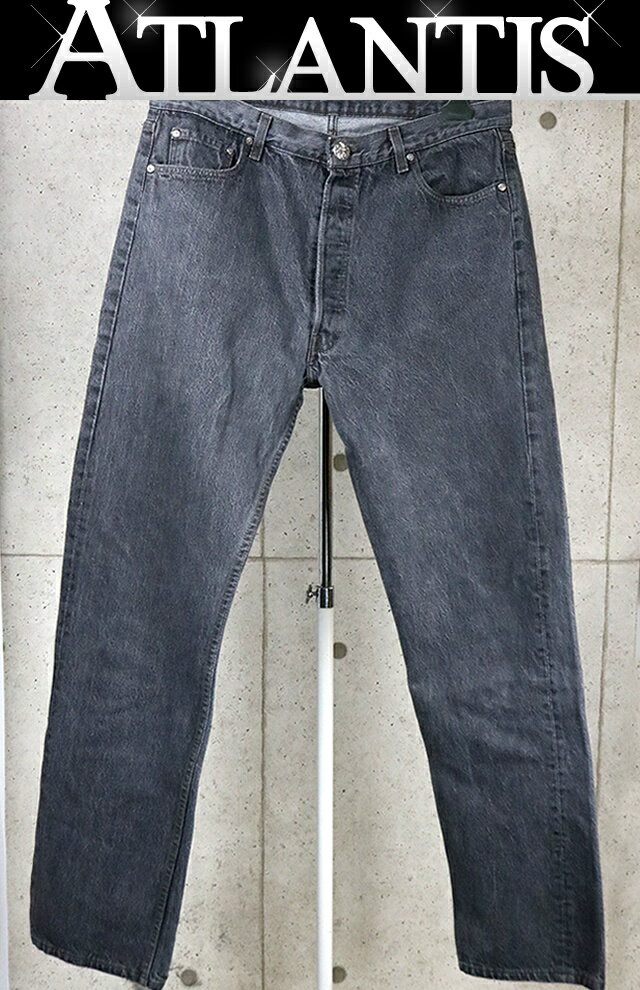 Rakuten - CHROME HEARTS 新宿店 クロムハーツ リーバイス 501 デニムパンツ メンズ レザー SV925 36インチ グレー系 31366