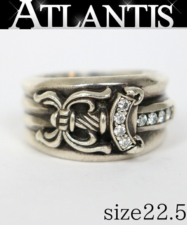 乐天商城 - CHROME HEARTS 新宿店 クロムハーツ ダガー パヴェダイヤ リング 指輪 メンズ SV925 約22.5号 31219