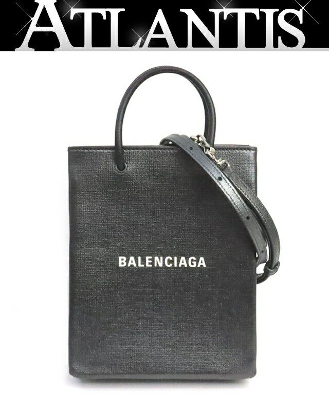 樂天商城 - 【広尾店】バレンシアガ BALENCIAGA ショッピングトートXXS 2WAYバッグ レザー ダークシルバー SV金具 757776 【19377】