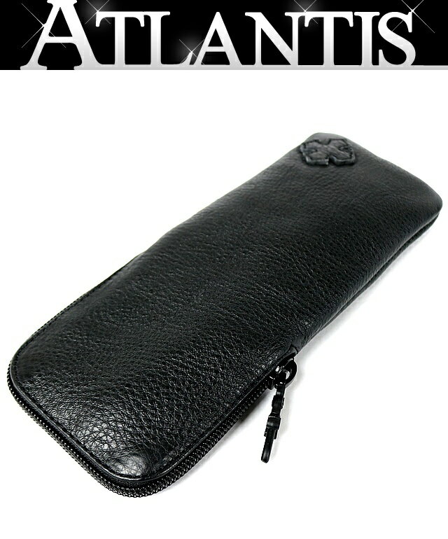 Rakuten - CHROME HEARTS 銀座店 クロムハーツ アイウェアケース ダガージップ クロスパッチ ソフトケース 眼鏡ケース 黒 103574