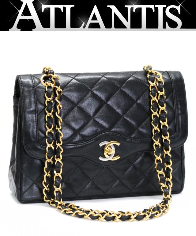 乐天商城 - シャネル CHANEL パリ限定 マトラッセ21 ダブルフラップチェーンショルダーバッグ 黒 G金具【75027】