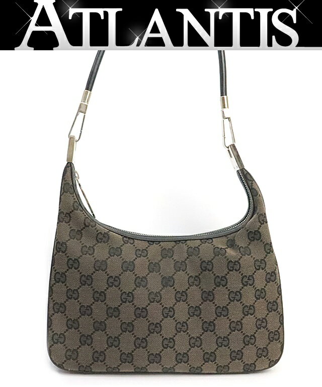 Rakuten - GUCCI グッチ GGキャンバス ショルダーバッグ ダークブラウン SV金具 001・3812 【75243】