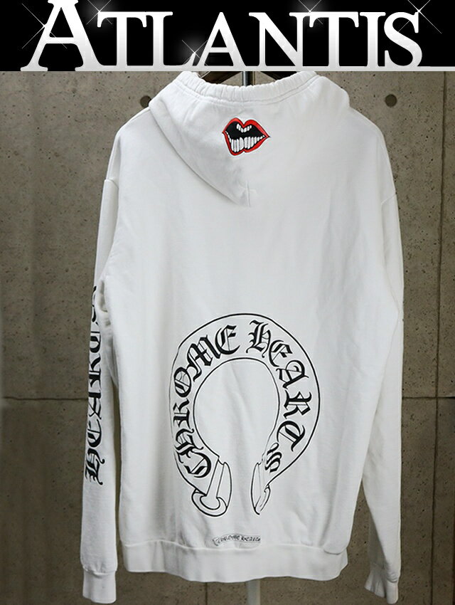 CHROME HEARTS 新宿店 クロムハーツ MATTY BOY チョンパー ホースシュープリント プルオーバー パーカー 長袖 メンズ size:L 白 31402