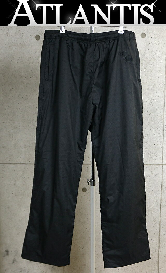 乐天商城 - CHROME HEARTS 銀座店 クロムハーツ 新品 CH エンブロイダリー ロゴプリント トラックパンツ メンズ size:M 黒 103620
