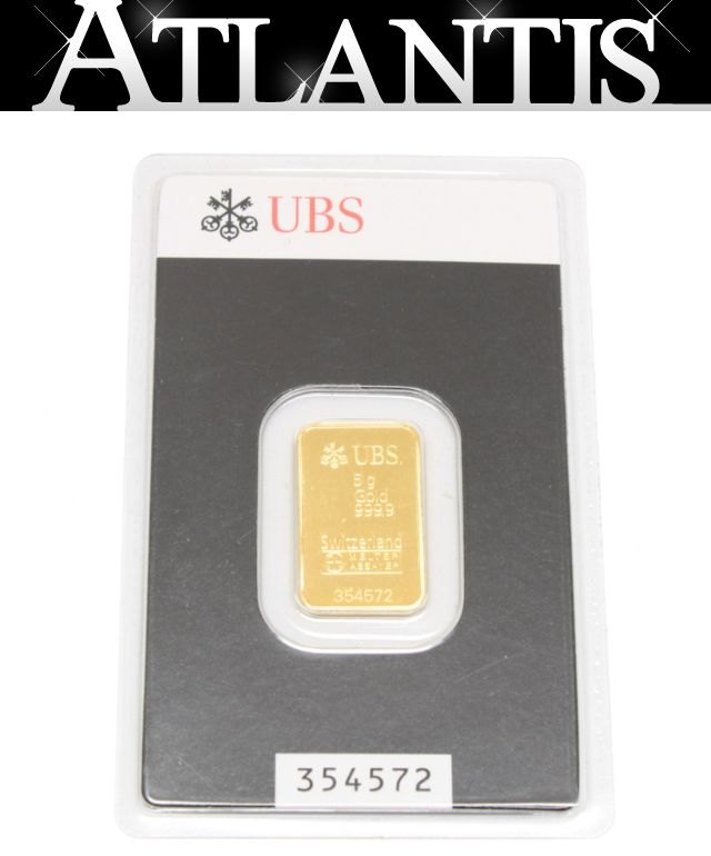 钱, 原料金属 - 純金 5g インゴット K24 999.9 ゴールド 【75138】