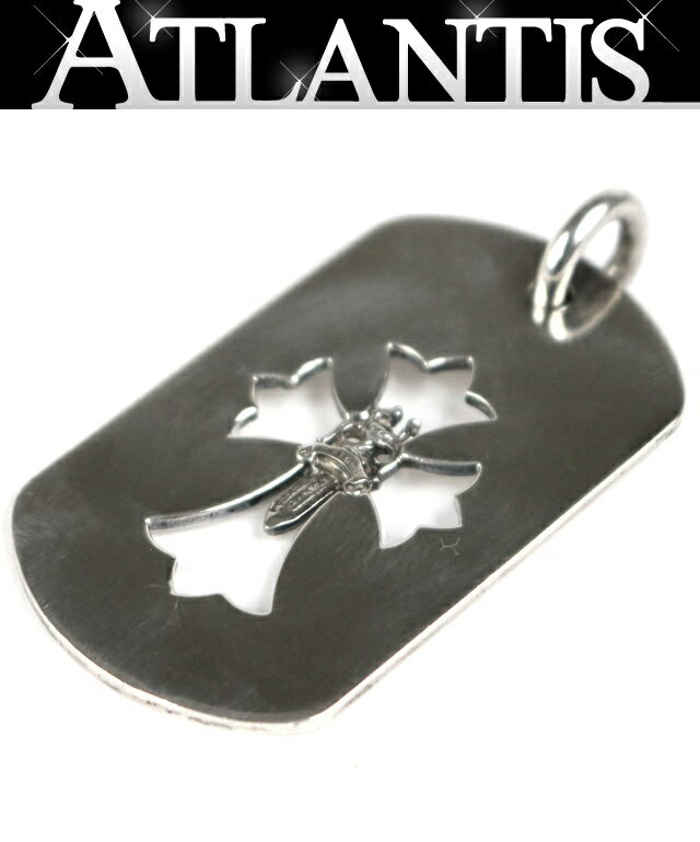 樂天商城 - CHROME HEARTS 銀座店 クロムハーツ カットアウトクロス ダガー ラージ ドッグタグ ペンダント メンズ シルバー SV925 103622