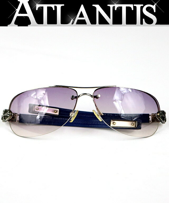 乐天商城 - CHROME HEARTS 銀座店 クロムハーツ 【LITTLE CLASSIC OVAL】 メガネ 眼鏡 アイウェア メンズ SV925 紫系 103571