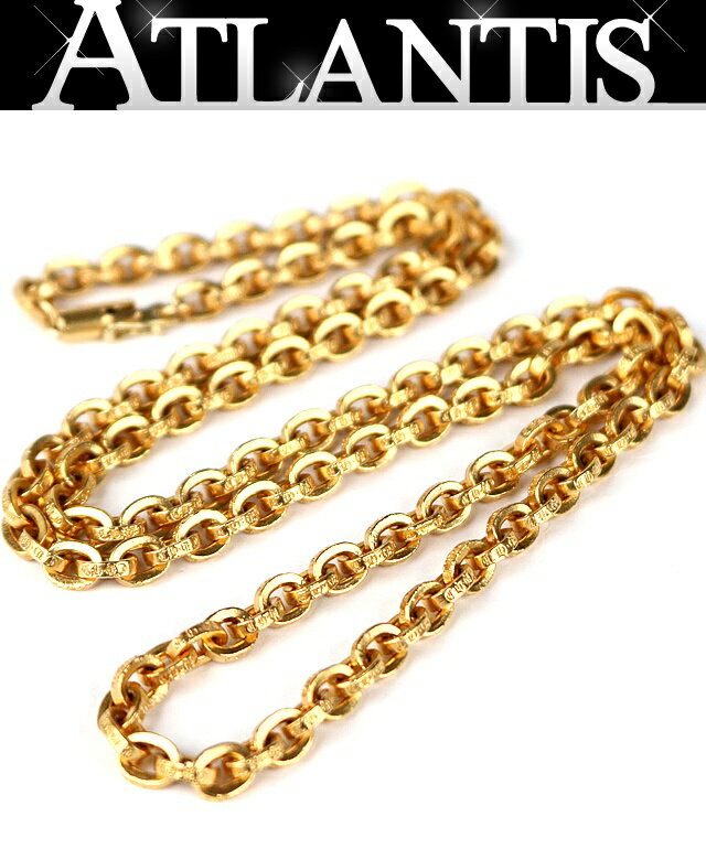 樂天商城 - CHROME HEARTS 銀座店 クロムハーツ 22K ペーパーチェーン ネックレス メンズ 24インチ ゴールド 103626