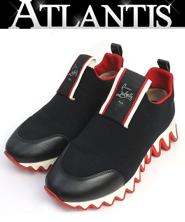 樂天商城 - 【広尾店】 クリスチャン ルブタン Christian louboutin スリッポンスニーカー size38(日本サイズ約24cm) 【19387】