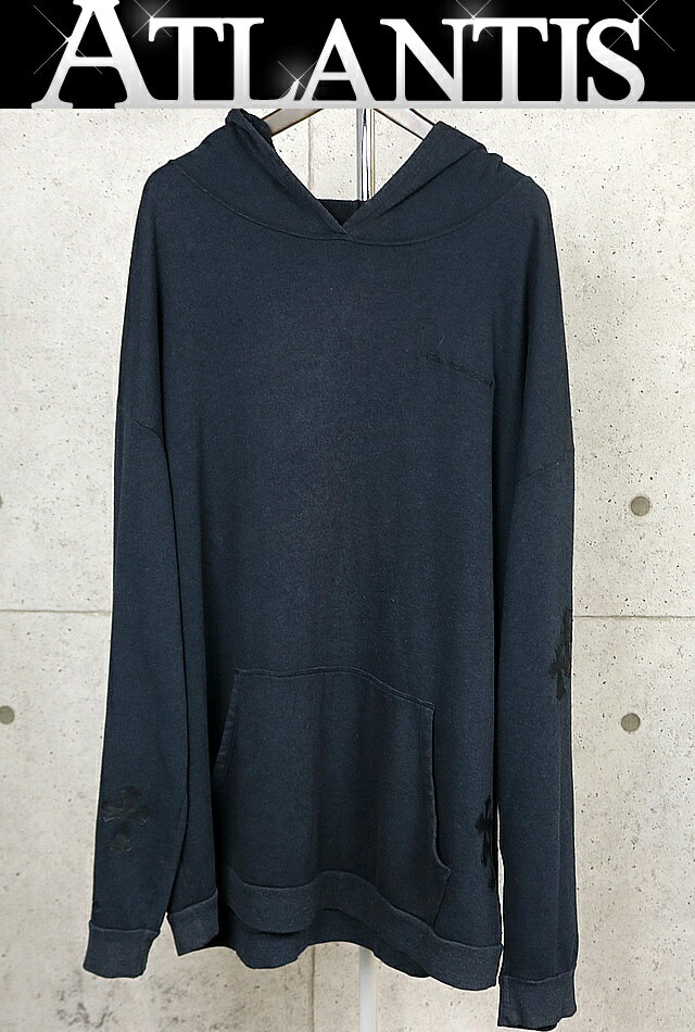 樂天商城 - CHROME HEARTS 銀座店 クロムハーツ Y NOT クロスパッチ パーカー 長袖 メンズ size:XL 黒 103537