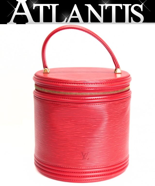 乐天商城 - LOUIS VUITTON ルイヴィトン カンヌ バニティバッグ ハンドバッグ エピ カスティリアンレッド M48037 【75228】