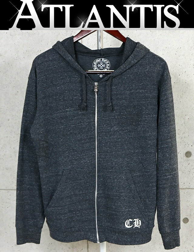 乐天商城 - CHROME HEARTS 銀座店 クロムハーツ オールド BSフレア ジップパーカー 長袖 メンズ size:M グレー 103561