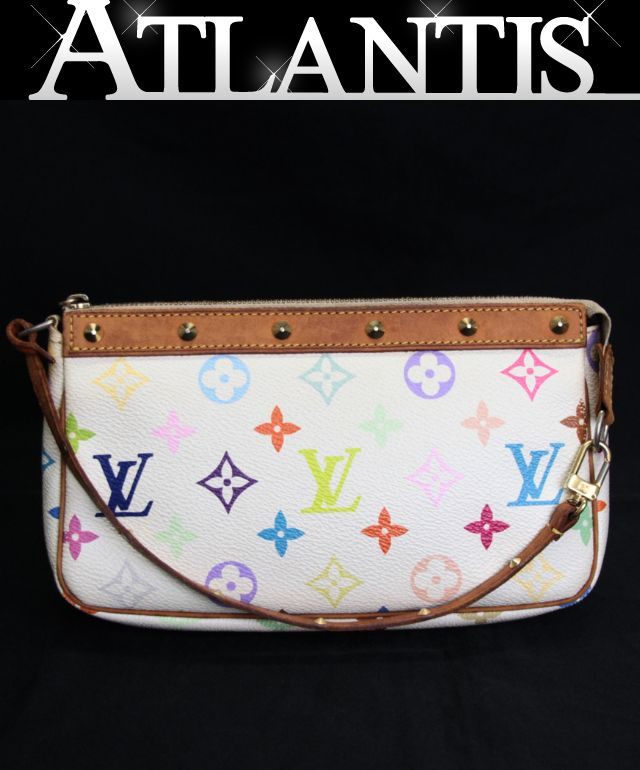 樂天商城 - LOUIS VUITTON ルイヴィトン ポシェットアクセソワール アクセサリーポーチ マルチカラー ブロン M92649 【74953】