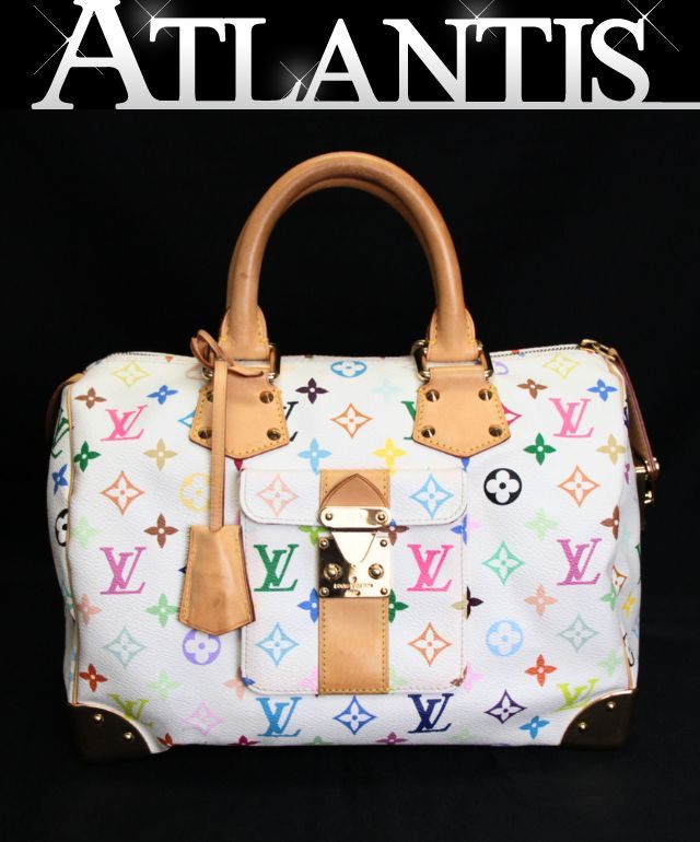 Louis Vuitton ルイヴィトン スピーディ30 ボストンバッグ モノグラムマルチカラー M92643 【75162】