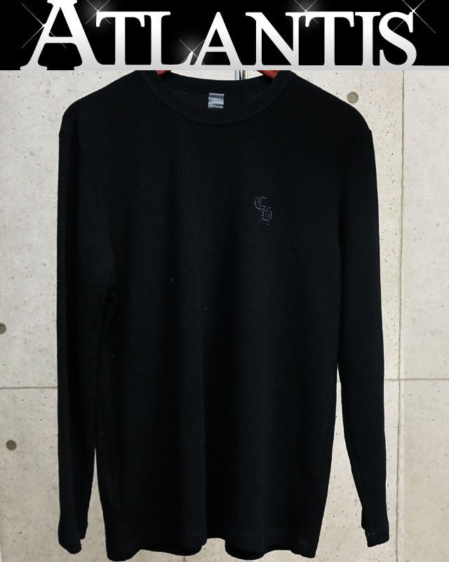 樂天商城 - CHROME HEARTS 銀座店 クロムハーツ YNOT CH刺繍 サーマル ロングスリーブTシャツ 長袖 メンズ size:XL 黒 103657