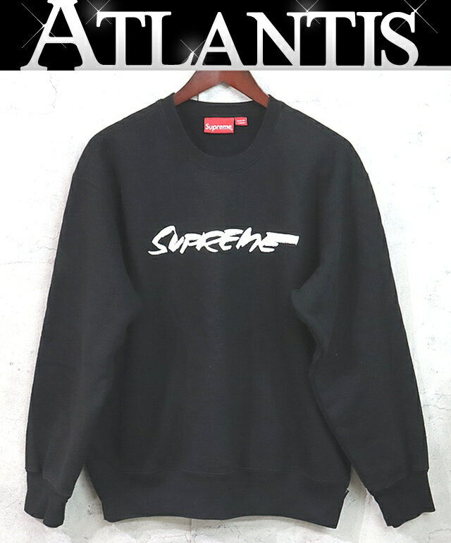 樂天商城 - 【広尾店】シュプリーム SUPREME 20AW FUTURA LOGO クルーネック スウェット 黒×白ロゴ コットン100% 【19451】
