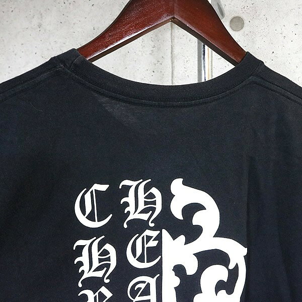 CHROME HEARTS 新宿店 クロムハーツ ダガー オールドイングリッシュ Tシャツ 半袖 メンズ size:L 黒 31687の商品画像 3