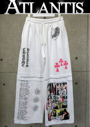 クロムハーツ CHROME HEARTS 銀座店 クロムハーツ 新品 【DEADLY DOLL】 スウェット パンツ メンズ size:M 白