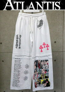 CHROME HEARTS 銀座店 クロムハーツ 新品 【DEADLY DOLL】 スウェット パンツ メンズ size:M 白