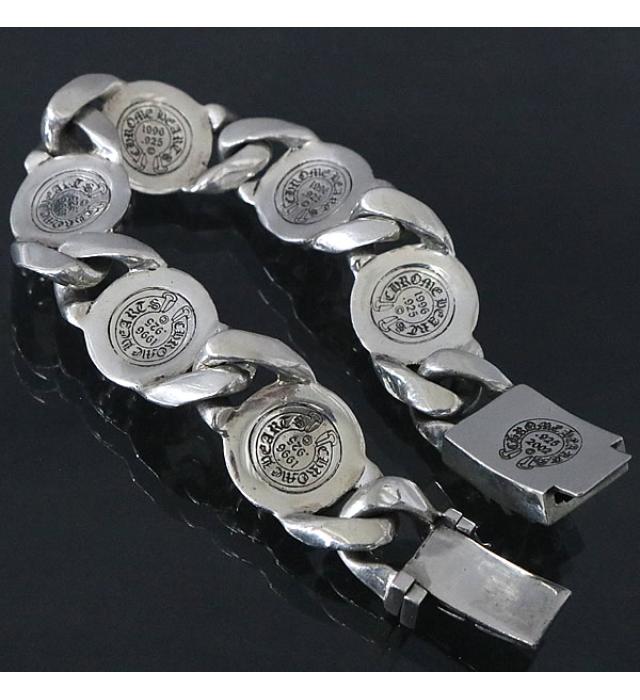 CHROME HEARTS 銀座店 クロムハーツ クロスリング ブレスレット 6リンク メンズ シルバー SV925 3