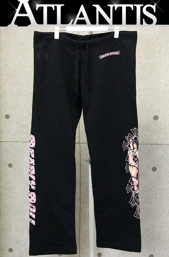 クロムハーツ CHROME HEARTS 銀座店 クロムハーツ 新品 Deadly Doll スウェット パンツ メンズ size:M 黒