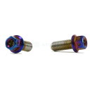 Star Bolt CNC加工 ヘキサゴンヘッド SUS PVDチタンコートボルト M5×12mm P0.8mm ヒートチタン 1本