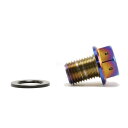 Star Bolt SUS PVCチタンコート 強力マグネット付きドレン ボルト ドレイン プラグ M14×17.5mm P1.5