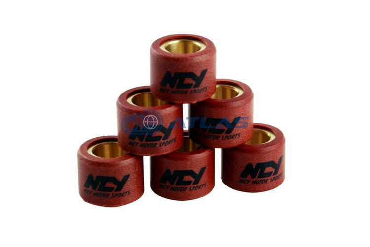 NCY ウェイトローラーセット φ18mm×14mm 6g 6個セット KYMCO SYM PGO 等汎用