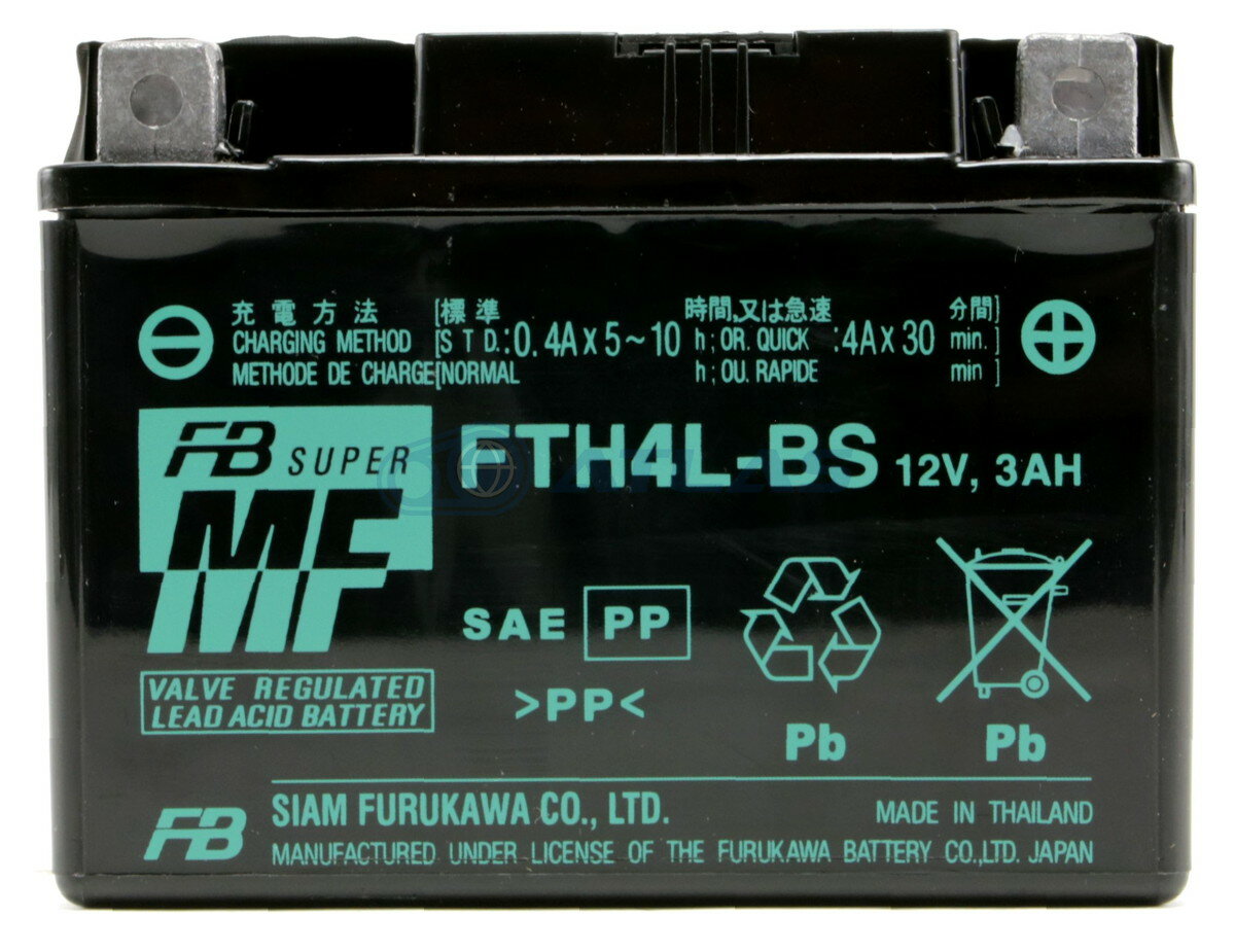 Ų FURUKAWA BATTERY FTH4L-BS 꽼źѤ ᡼1ǯݾդ ߴХåƥ꡼YTX4L-BS YT4L-BS FTX4L-BS FT4L-BS