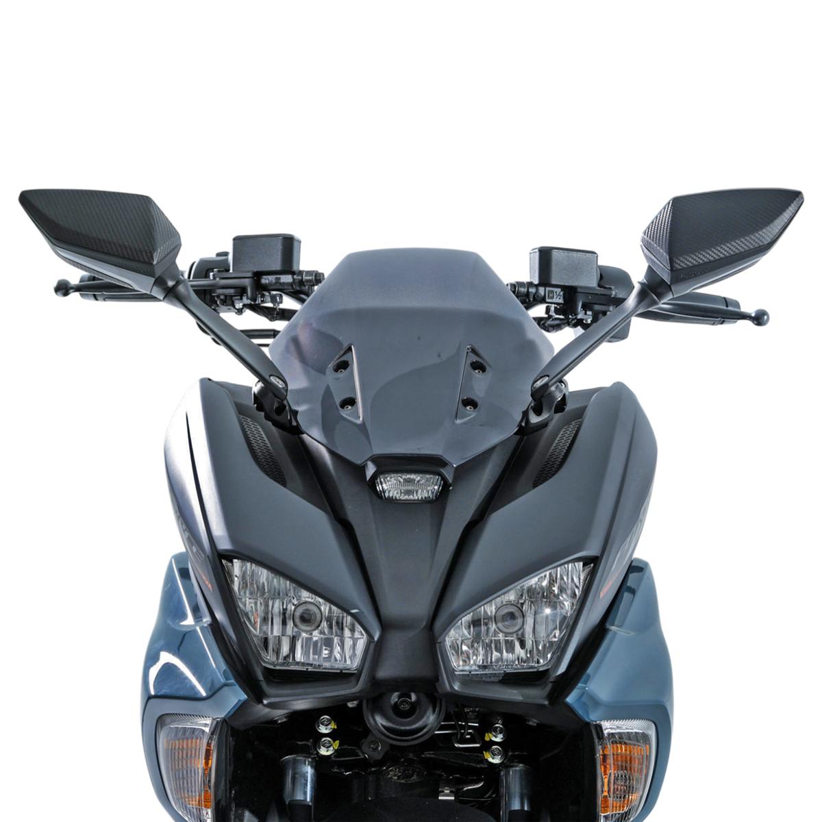 KOSO X FORCE FORCE2.0 スプリントミラー ボディマウントステーセット クリアレンズ ブラック