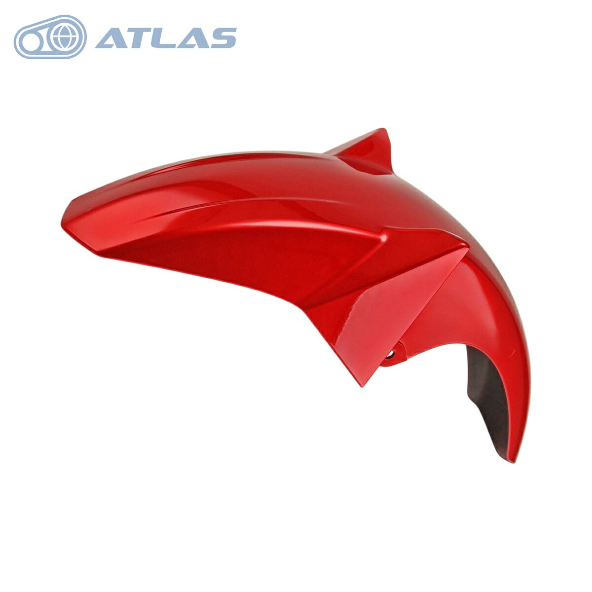 中国ヤマハ純正 YS125 フェザー フロントフェンダー マッドガード レッド 2SB-F1511-00-P1