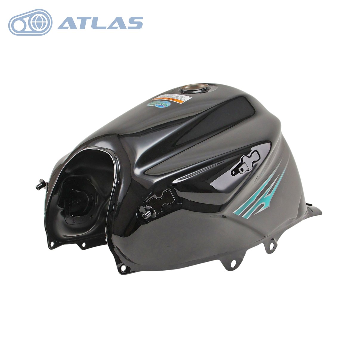 中国ヤマハ純正 YS125 フェザー フューエルタンクアッシー ブラック＆ブルー グレー車標準 2SB-W2411-0..