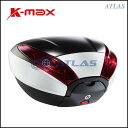 K-MAX K20 汎用リアボックス 40リットル ホワイト ブラック プッシュオープンゲート