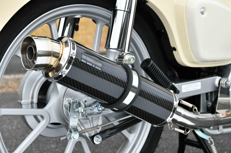 BEAMS G1006-53-106 スーパーカブ110 22~ 8BJ-JA59 SUPER CUB フルエキ R-EVO ダウンタイプ カーボン ビームス マフラー