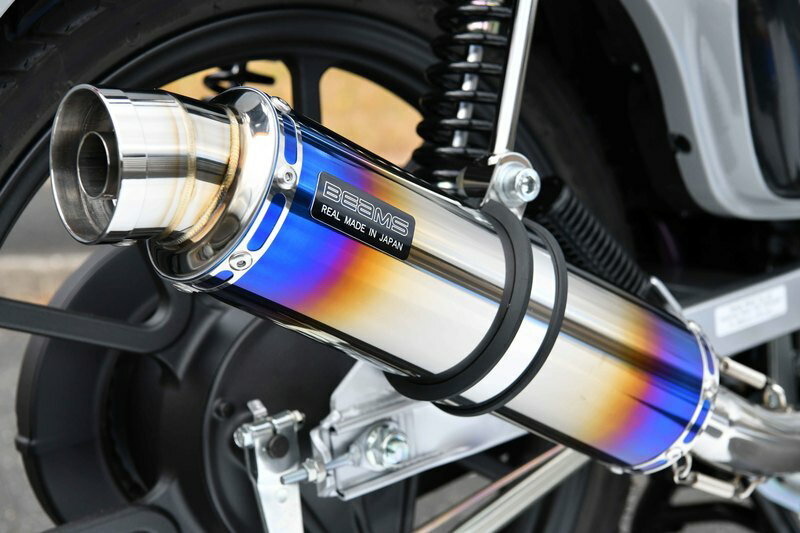 BEAMS G1008-53-107 クロスカブ110 8BJ-JA60 CROSS CUB フルエキ R-EVOチタン ダウンタイプ ビームス マフラー