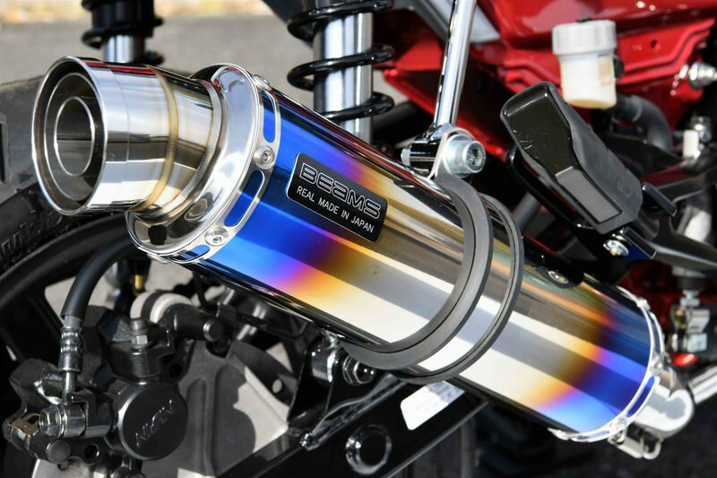 BEAMS G1012-53-007 DAX125 ダックス 8BJ-JB04 フルエキ R-EVO チタン ビームス マフラー
