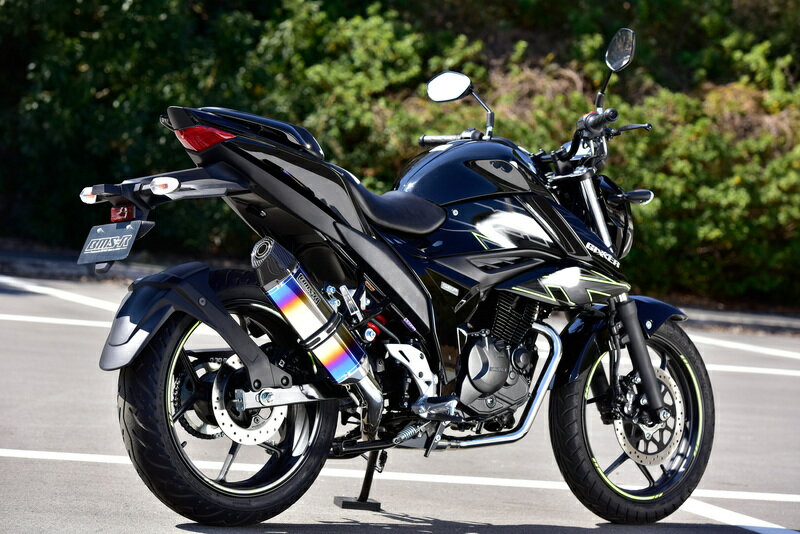 BEAMS G351-65-SF1 GIXXER150 ジクサー 8BK-ED131 CORSA-EVO2 ヒートチタン ビームス マフラー