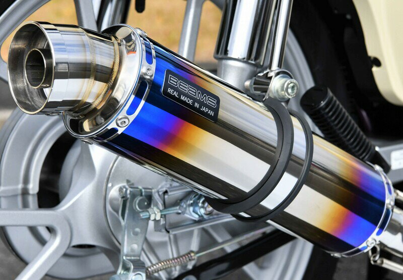 BEAMS マフラー B321-53-007 ADDRESS V 125 アドレス S R-EVO チタンサイレンサー ビームス