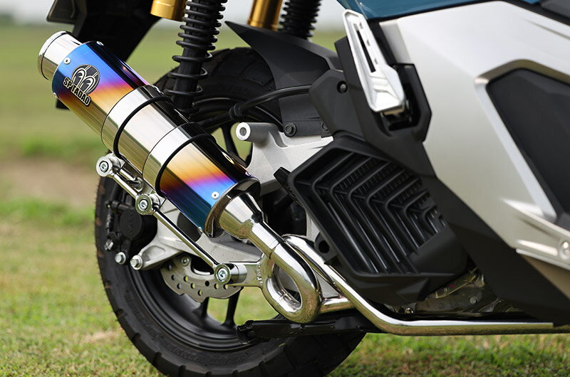 SP TADAO SP忠男マフラー ADV160（8BK-KF54）PURESPORT “S” チタンブルー ADV-GE-24