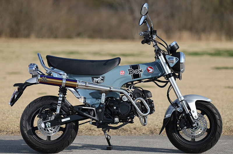 SP TADAO SP忠男マフラー HONDA Dax125 ダックス (8BJ-JB04) PURESPORT チタンブルー フルエキ DAX-PS-03