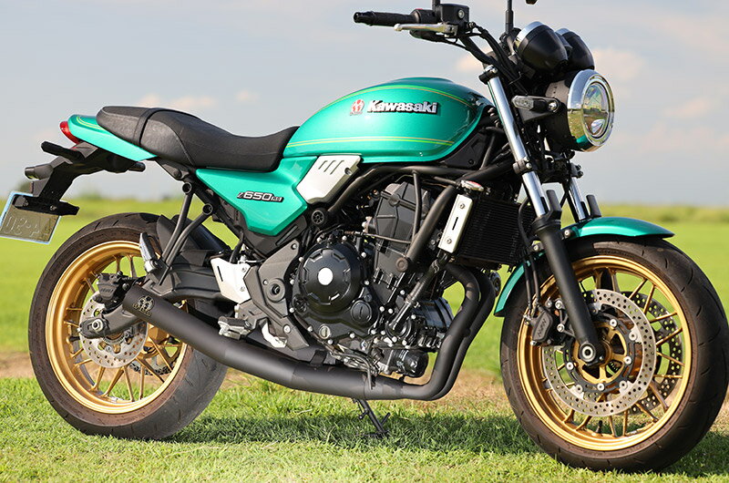 SP TADAO SP忠男 マフラー Z6R-PB-01 Kawasaki Z650RS (8BL-ER650M) POWERBOX FULL 2in1耐熱ブラック