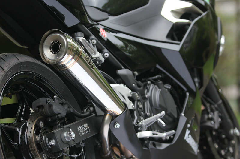 SP TADAO SP忠男 マフラー NI2-PB-31 18~Ninja400 2BL-EX400G ニンジャ POWERBOX MEGAPHONE スリッフ゜オン