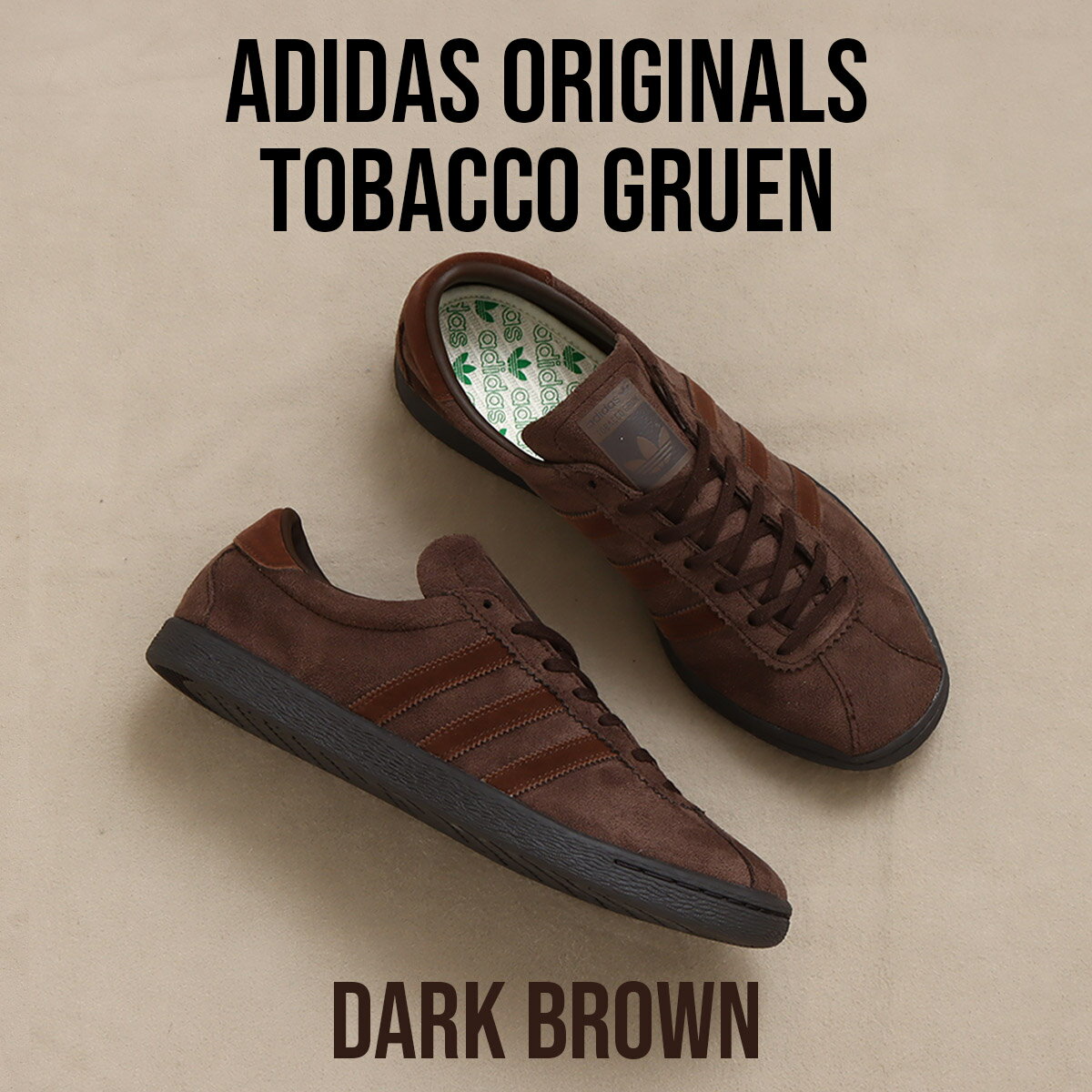 メンズ靴, スニーカー adidas TOBACCO GRUEN( )DARK BROWNBROWNNIGHT BROWN 22FW-I