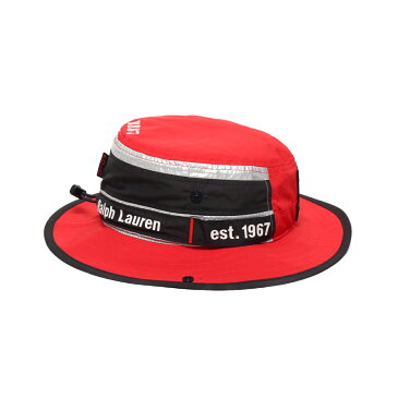 【エントリーで全品10倍】POLO RALPH LAUREN BOONEY CAP-HAT(ポロ ラルフ ブーニー ハット)RED MULTI【メンズ ハット】18HO-I
