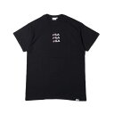FILA x atmos Triple LOGO embroidery T-Shirt (tB ~ AgX gv S GuC [ eB[Vc) BLACK Y fB[X TVc 18FA-S at20-c