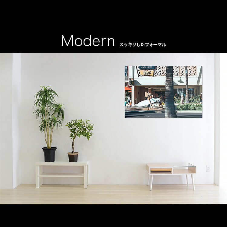 【日本製】アートボード/アートパネル artmart アートマート 絵や写真をアルミフレームで表現するインテリアコーディネイト。壁紙 額縁 ウォールステッカー 壁掛け フォトフレームでお部屋のイメージアップ！ モノトーン 花 海 モノクロ 北欧 風景_ストリート_20130729-059 3